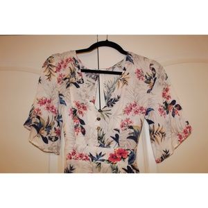 Floral American Eagle Maxi Dress